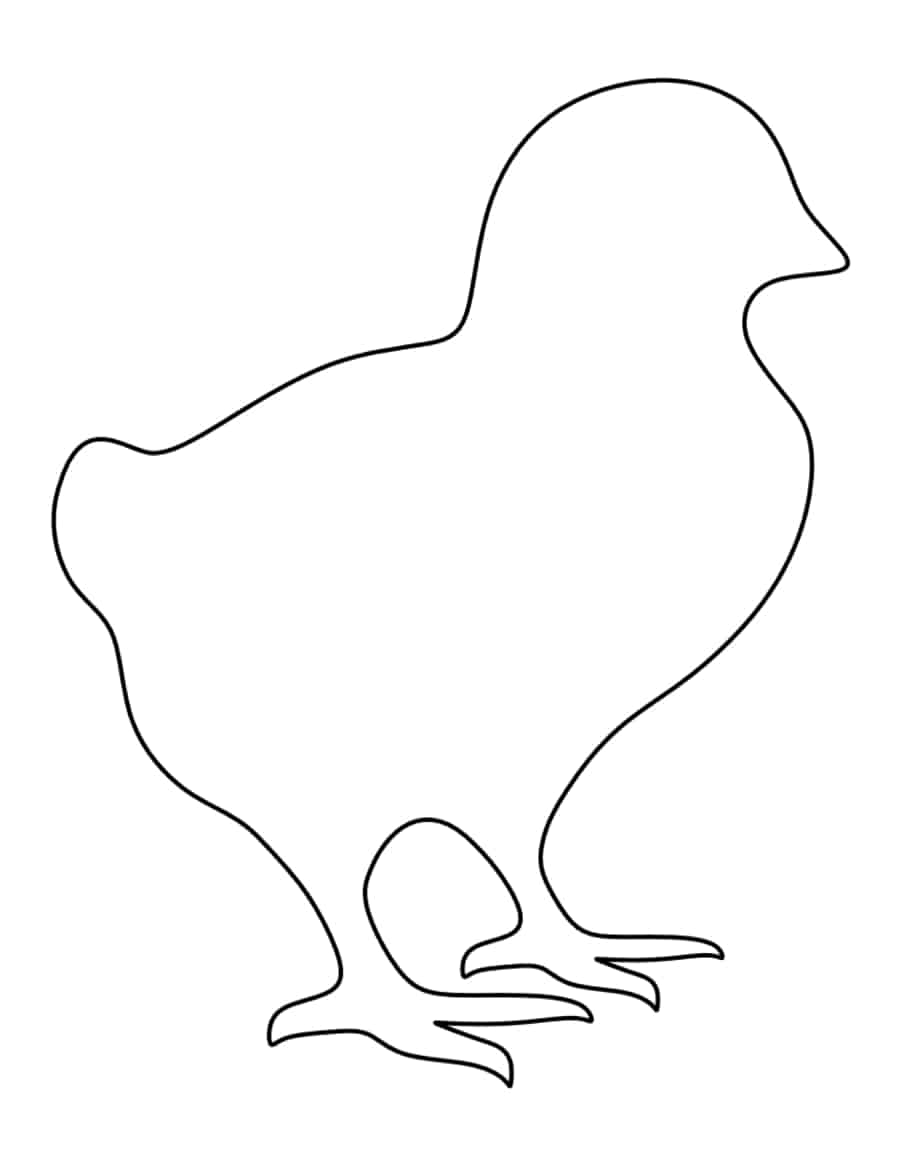Baby Chick Coloring Pages Pdf Free Vectors